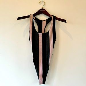 Vintage Striped Bodysuit